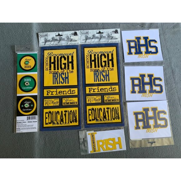 Rosemount High School Irish Stickers & Decals Assorted School Spirit Designs - Picture 9 of 10